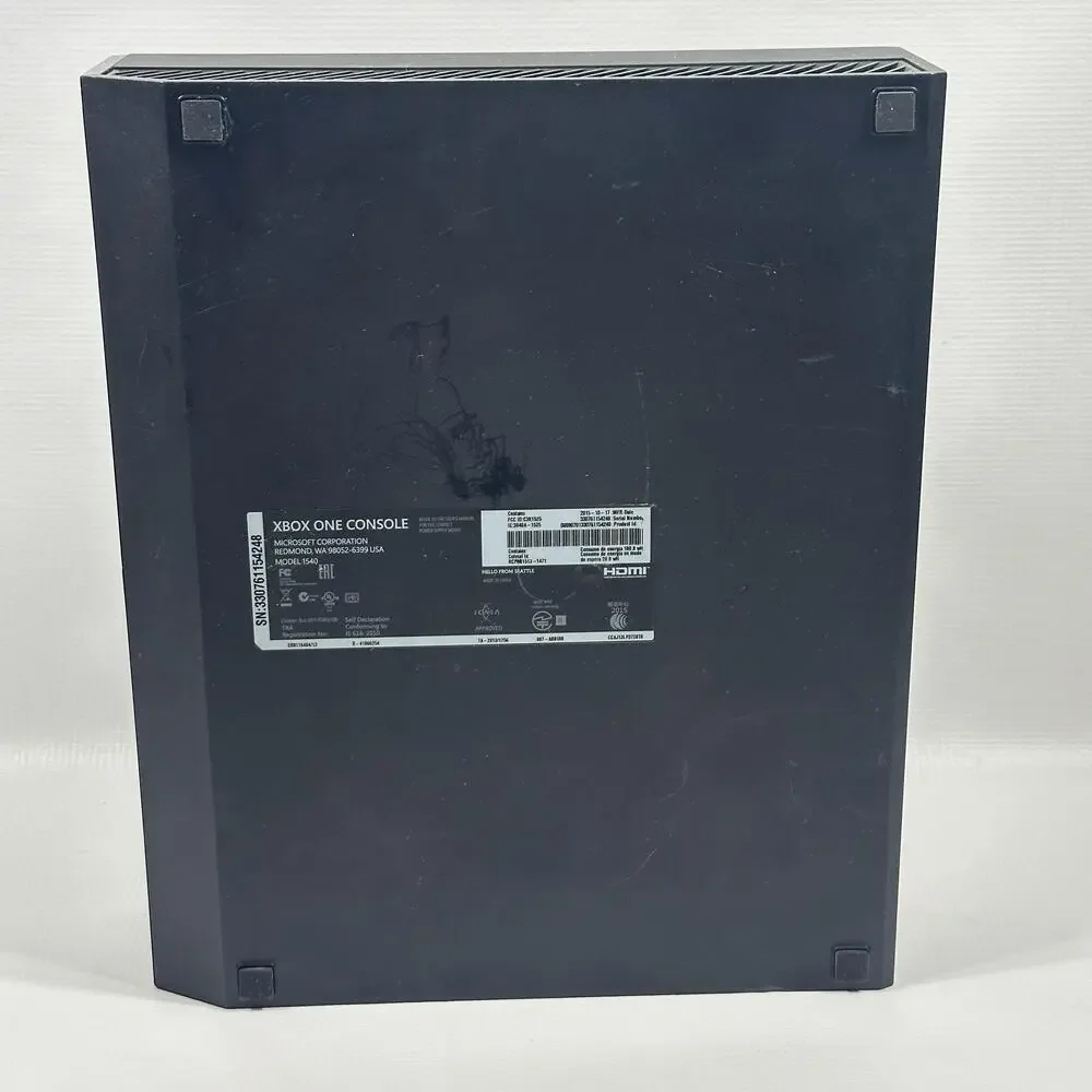 Microsoft Xbox One 1540 Console Black HDMI W/ AC Power Adapter Parts System